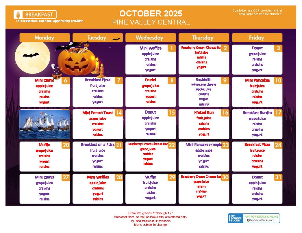 October 2025 7-12 Breakfast